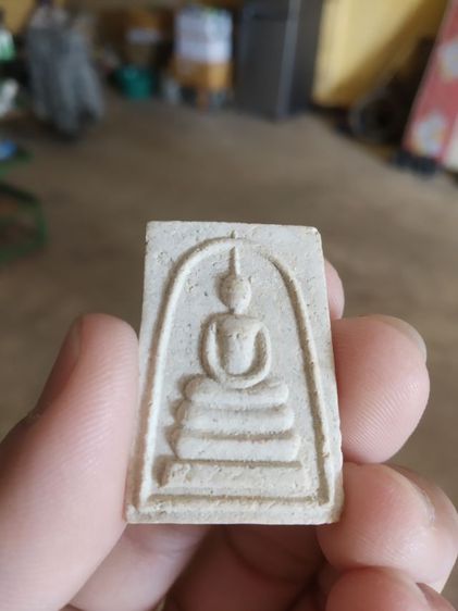 พระเนื้อผงผสมว่าน(พระสมเด็จหลังยันต์(สภาพไม่สวยขอคนรับได้)(ไม่ทราบพระเกจิที่สร้าง120302))พระบ้านพระเครื่องรางของมงคล รูปที่ 4