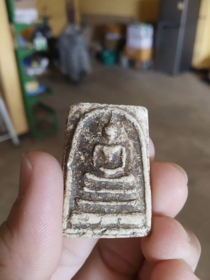 พระเนื้อผงผสมว่าน(พระพิมพ์พระสมเด็จหลังอักษรจีน(ไม่ทราบที่มาไม่ทราบพระเกจิที่สร้าง)(ไม่ทราบอายุและรุ่น))พระบ้านพระเครื่องรางของมงคล รูปที่ 2