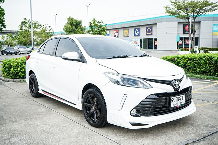 Toyota Vios 2017 1.5 G Sedan เบนซิน ไม่ติดแก๊ส เกียร์อัตโนมัติ ขาว รูปที่ 2