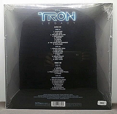แผ่นเสียง TRON ชุด Tron 2010 2LP Limited Transparent Blue, Clear Vinyl (Sealed) พร้อมแพ็คจัดส่งครับ รูปที่ 2