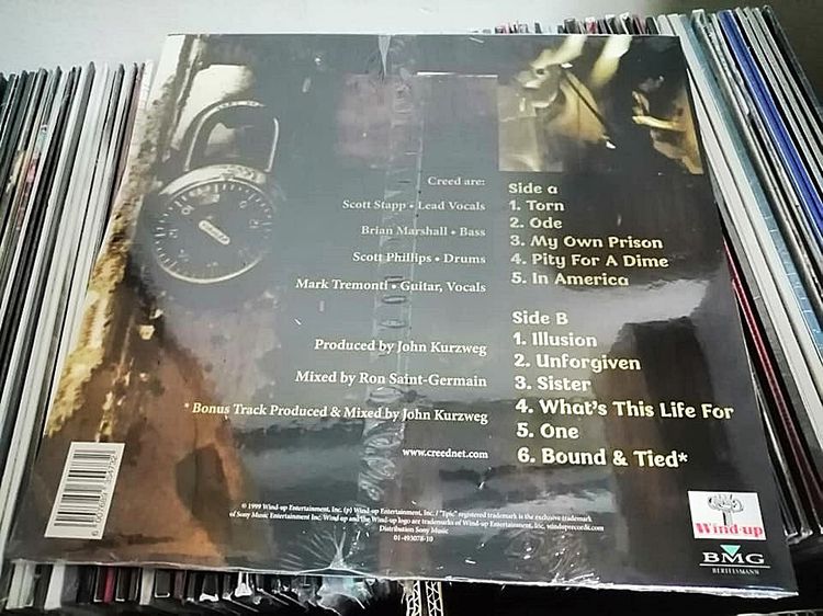 แผ่นเสียง Creed ชุด My Own Prison 1LP Limited Grey Vinyl (Sealed) พร้อมแพ็คจัดส่งครับ รูปที่ 2