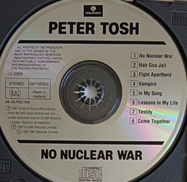 CD Peter Tosh - No Nuclear War  รูปที่ 2
