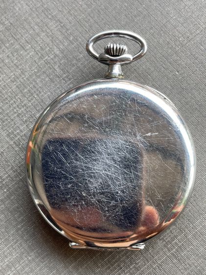 นาฬิกาพกไขลานโบราณหน้ากระเบื้องอายุ100กว่าปีสภาพสมบูรณ์หน้าไม่มีแตกมีร้าว Vintage Pocket Watch OMEGA รูปที่ 7