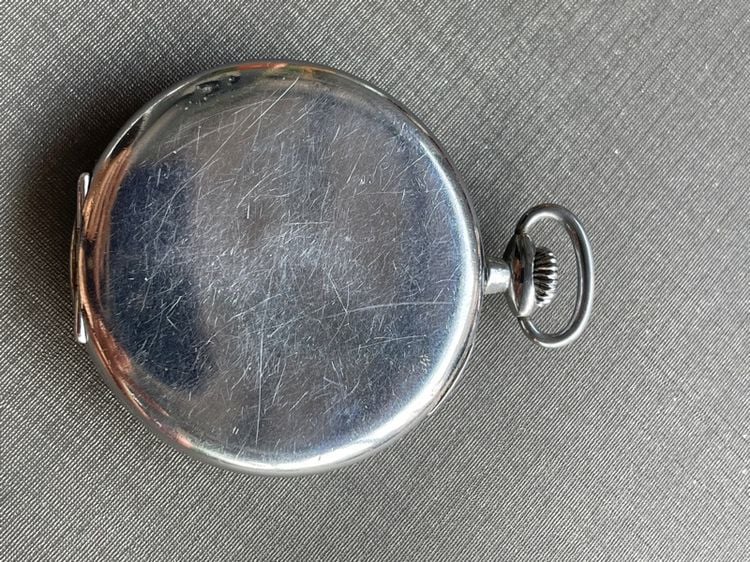 นาฬิกาพกไขลานโบราณหน้ากระเบื้องอายุ100กว่าปีสภาพสมบูรณ์หน้าไม่มีแตกมีร้าว Vintage Pocket Watch OMEGA รูปที่ 5