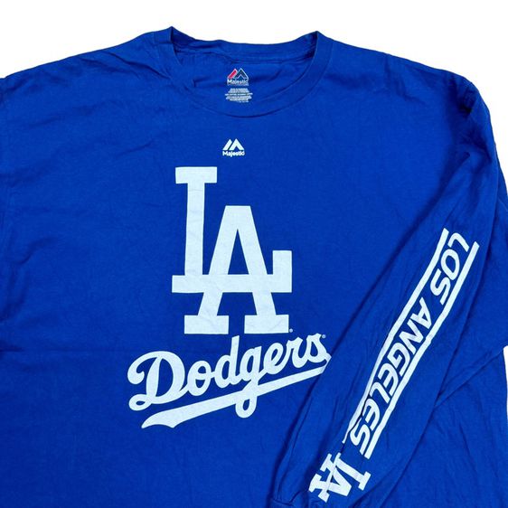 เสื้อยืดแขนยาว Majestic x LA Dodgers Size XL​  รูปที่ 4