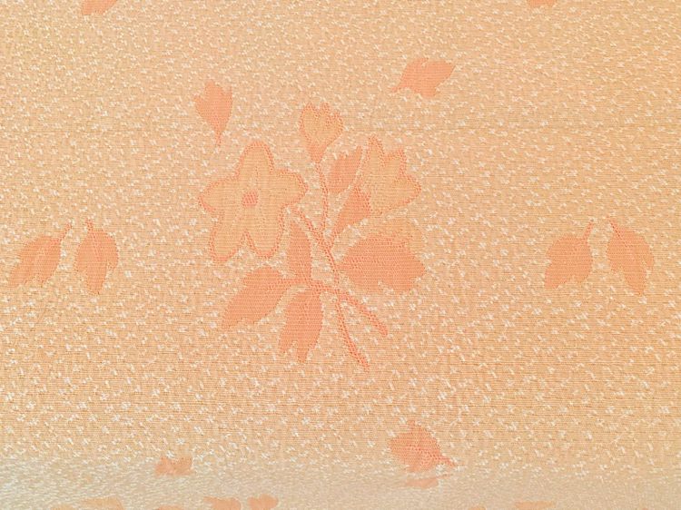 ผ้าห่ม หรือผ้าคลุมเตียง ขนาด 5.5-6ฟุต งานผ้าทอลายสีน้ำตาลลายดอก ยี่ห้อ BEKIN TEX GOLD (สภาพใหม่) มือสองสภาพดี สินค้าญี่ปุ่น-เกาหลีแท้ รูปที่ 4
