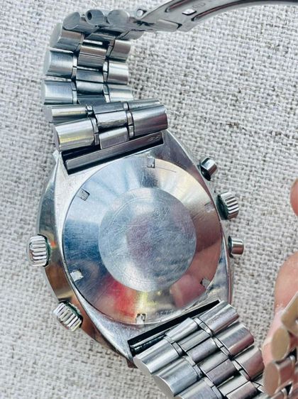 นาฬิกาไขลานนักบินตัว Top Vintage Pilot Watch Omega Flighmaster 24H Ref. 145.013 Caliber 910 Original Dial 1970’s หน้าปัด44มิลขนาดสาย5นิ้ว รูปที่ 9