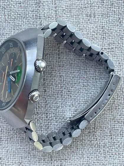 นาฬิกาไขลานนักบินตัว Top Vintage Pilot Watch Omega Flighmaster 24H Ref. 145.013 Caliber 910 Original Dial 1970’s หน้าปัด44มิลขนาดสาย5นิ้ว รูปที่ 6