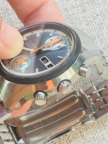 นาฬิกาจับเวลา Vintage CITIZEN Chronograph FLYBACK Automatic 67-9011 1970’s รูปที่ 3