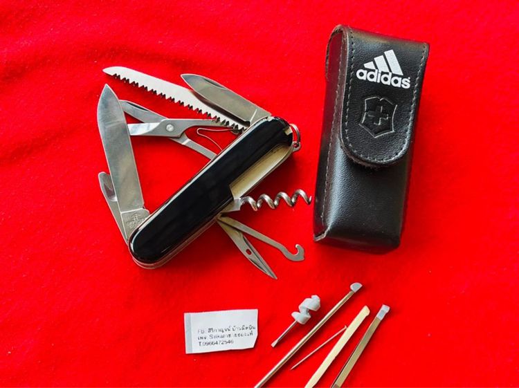 มีดพับชุดรุ่นพิเศษทำให้แบรนรองเท้า Adidas Swiss Knife Set Victorinox Adidas Limited Edition รูปที่ 3