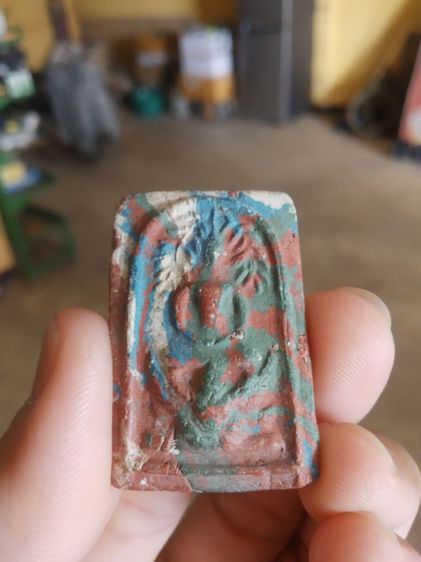 พระเนื้อผงผสมว่าน(พระพิมพ์พระสมเด็จเบญจรงค์พิมพ์ปรกโพธิ์ทรงครุฑหลังตราครุฑ(ไม่ทราบพระเกจิที่สร้าง)(ไม่ทราบรุ่น))พระบ้านพระเครื่องรางของมงคล รูปที่ 5