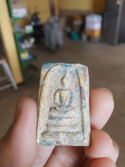 พระเนื้อผงผสมว่าน(พระสมเด็จสายรุ้งหรือพระสมเด็จเบญจรงค์หลังเรียบ(บอกไม่ได้ว่าพระเกจิใดเป็นผู้สร้าง130303))พระบ้านพระเครื่องรางของมงคล รูปที่ 3