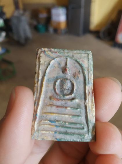 พระเนื้อว่านผสมผง(พระสมเด็จสายรุ้งหรือพระสมเด็จเบญจรงค์หลังมีรอยอักษร(บอกไม่ได้ว่าพระเกจิใดเป็นผู้สร้าง130304))พระบ้านพระเครื่องรางของมงคล รูปที่ 5