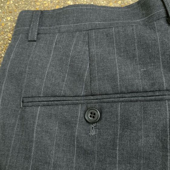 Double pleated
pinstripe wool
trousers
made in Japan รูปที่ 9