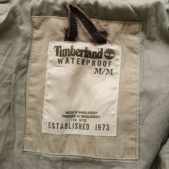 Timberland Khaki Brown Waterproof Jacket รอบอก 45” รูปที่ 9