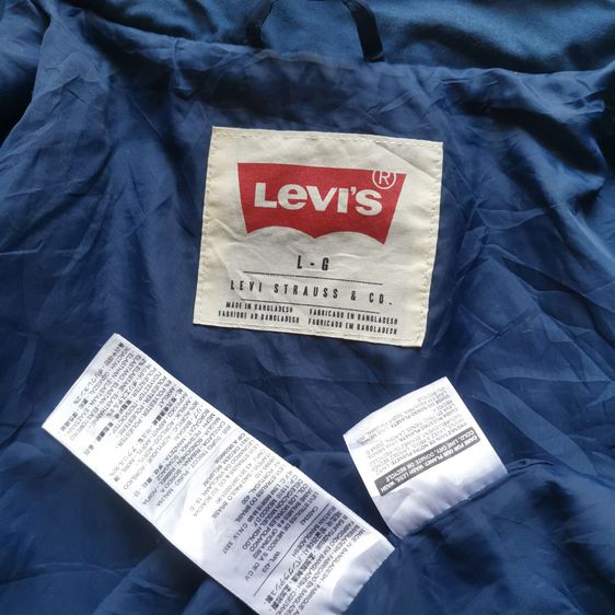 Levis Navy Blues Full Zipper Jacket รอบอก 46” รูปที่ 7