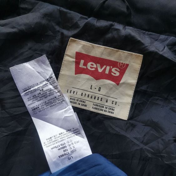 Levis Black Hooded Jacket รอบอก 46” รูปที่ 11
