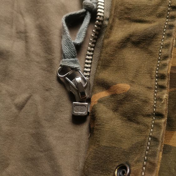 Abercrombie Fitch Camo M65 Hooded Field Jacket รอบอก 50” รูปที่ 8