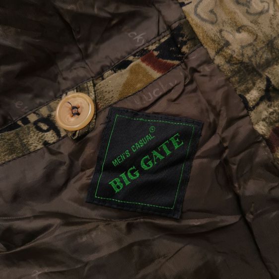 BIG GATE Vintage Bomber Jacket รอบอก 50”  รูปที่ 4