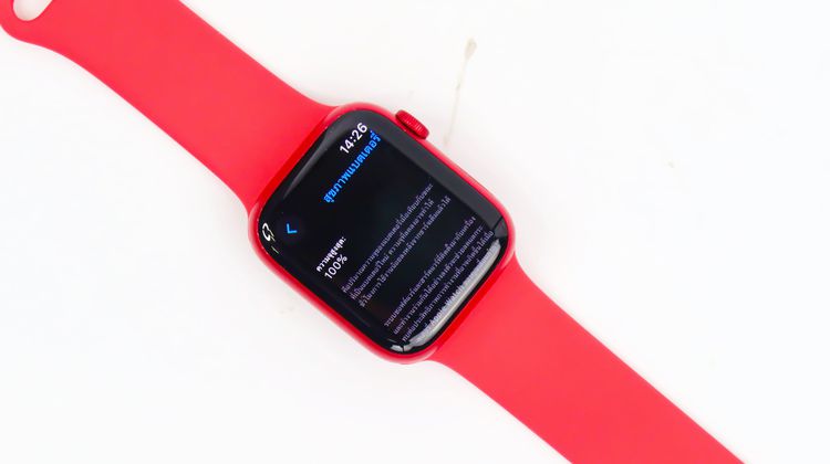 Apple Watch Series 8 GPS 45mm (PRODUCT)RED Aluminium สุขภาพแบต 100 สภาพใหม่มาก    - ID24030047 รูปที่ 7