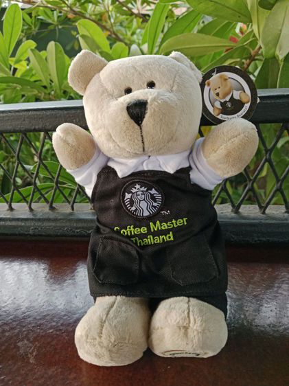 ตุ๊กตาหมีบาริสต้าสตาร์บัคส์ Coffee Master Thailand สินค้าใหม่ มือ1 ส่งฟรี รูปที่ 2