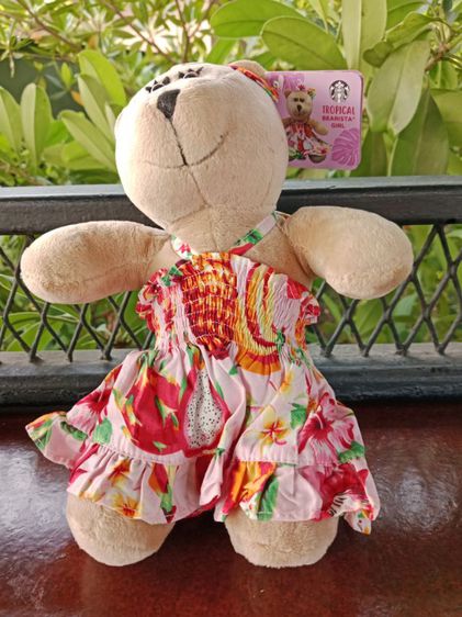 ตุ๊กตาหมีสตาร์บัคส์ Tropical Bearista Girl สินค้าใหม่ มือ1 ส่งฟรี  รูปที่ 5