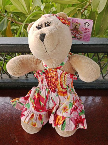 ตุ๊กตาหมีสตาร์บัคส์ Tropical Bearista Girl สินค้าใหม่ มือ1 ส่งฟรี รูปที่ 5