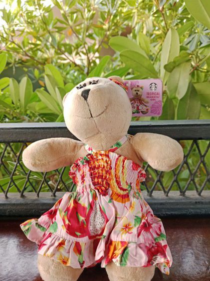 ตุ๊กตาหมีสตาร์บัคส์ Tropical Bearista Girl สินค้าใหม่ มือ1 ส่งฟรี รูปที่ 6