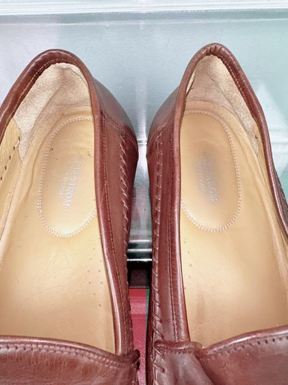 รองเท้าหนังแท้ Nordstrom Sz.13us47eu31cm(เท้ากว้าง46ใส่ได้) Made in Italy สีน้ำตาล พื้นหนังเย็บ สภาพสวยงาม ไม่ขาดซ่อม ใส่ทำงานเที่ยวหล่อมาก รูปที่ 12