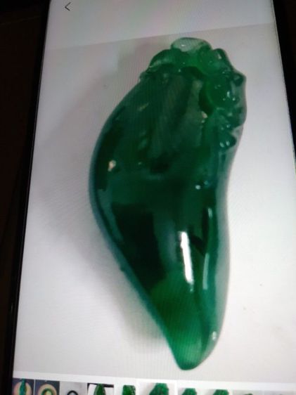 sale 3 pcs natural green burmaimperial jadeites รูปที่ 4
