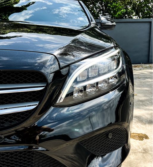 Mercedes-Benz C-Class 2019 C220 Sedan ดีเซล ไม่ติดแก๊ส เกียร์อัตโนมัติ ดำ รูปที่ 3