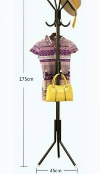 ราวแขวนหมวก เสื้อคลุม สูท รูปที่ 3