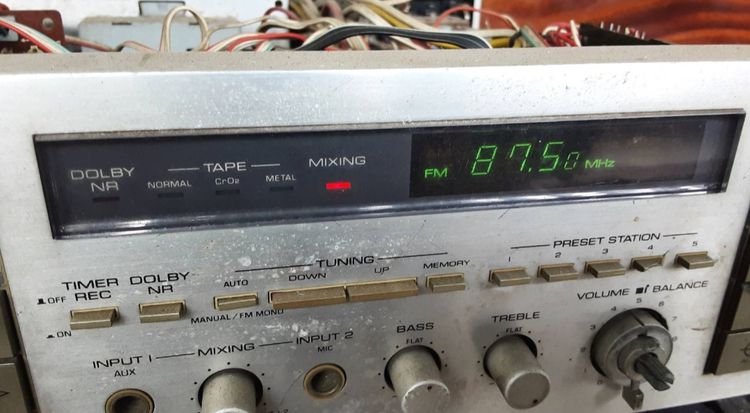 Yamaha KR-1000 Tape Cassette Receiver with Radio - Bad Tape Player รูปที่ 5