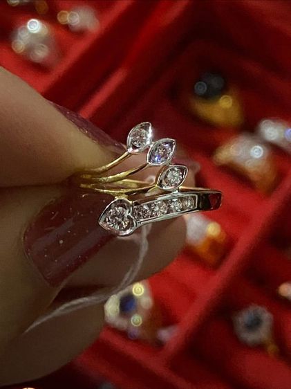 Lotus shaped Diamond Ring  รูปที่ 2