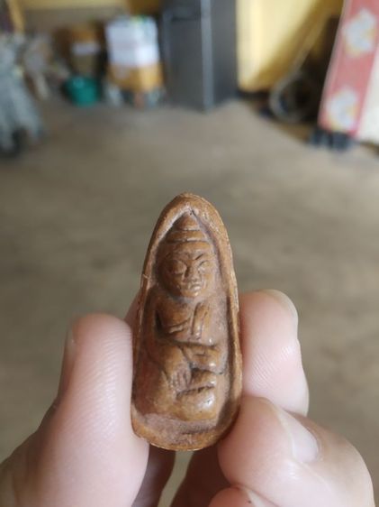 พระเนื้อดินรูปทรงไข่(พระพิมพ์พระพุทธหลังเรียบรูปทรงไข่(ไม่ทราบพระเกจิที่สร้าง140361))พระบ้านพระเครื่องรางของมงคล รูปที่ 12