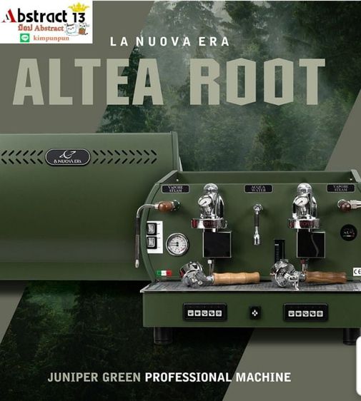 ทึ่Abstract13 มีจำหน่ายพร้อมส่งแล้ววันนีั เครื่องชงกาแฟ La nova Era :Altea Limited Military GreenทProfessional Espresso Machine

