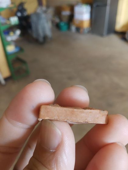 พระเนื้อดิน(พระพิมพ์พระพุทธมีลักษณะคล้ายพระหลวงพ่อสังวาลย์หลังยันต์(ไม่ทราบพระเกจิที่สร้าง))พระบ้านถ้าเครื่องรางของมงคล รูปที่ 10