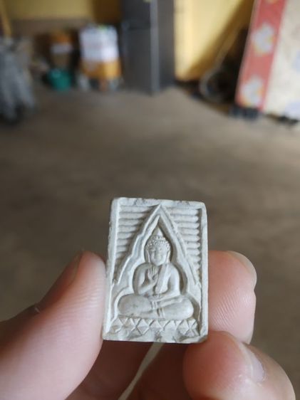 พระเนื้อผงพิมพ์เล็ก(พระผงพระของขวัญ(เนื้อออกสีเทารุ่นอนุสรณ์สถานแห่งชาติ)วัดปากน้ำภาษีเจริญ(จังหวัดกรุงเทพฯ))พระบ้านพระเครื่องรางของมงคล รูปที่ 10