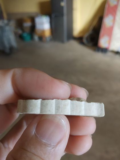 พระเนื้อว่านผสมผงพิมพ์ใบโพธิ์(พระหลวงปู่ทวดหลังยันต์อักขระ(มหาลาภมหารวยรวย)(พระใหม่ไม่ทราบพระเกจิที่สร้าง))พระบ้านพระเครื่องรางของมงคล รูปที่ 11