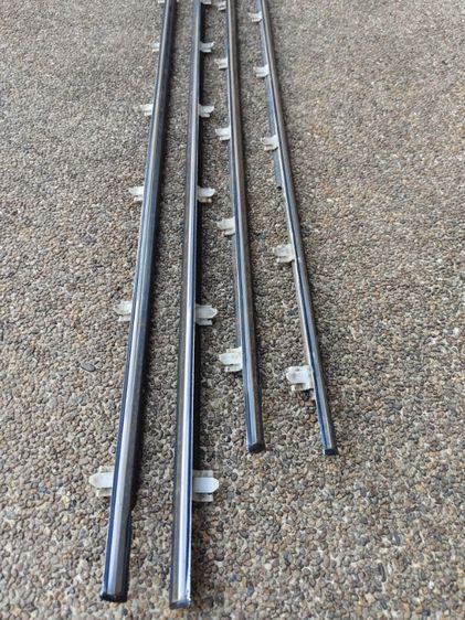 คิ้วรีดน้ำกระจกประตู Toyota Corolla ae92 ปี 89-91 แท้ มือ2 ครบทุกเส้น รูปที่ 2