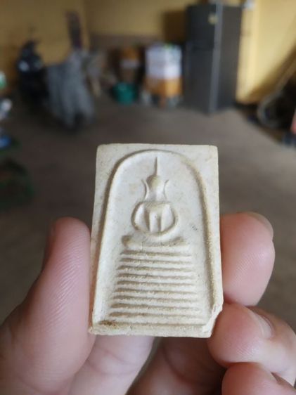 พระเนื้อว่านผสมผง(พระสมเด็จเกศไชโยฐานสูงหลังเรียบ(ไม่สวยมีรอยตำหนิแตกหัก)ไม่ทราบพระเกจิที่สร้าง(140381))พระบ้านพระเครื่องรางของมงคล รูปที่ 4