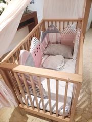 เตียงเด็ก Leander Linea baby cot. Linea by Leander Cot Bed-4