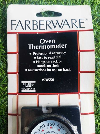 เครื่องวัดอุณหภูมิเตาอบ Faberware ความแม่นยำระดับมืออาชีพ หน้าปัดอ่านง่าย แขวน รึตั้งบนชั้นวาง รูปที่ 2