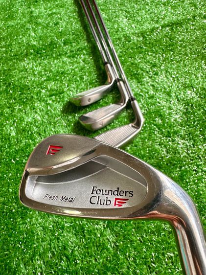 ไม้กอล์ฟ ชุดเหล็ก 3,5,6,7 founders club fresh metal สภาพสวย flex s ,iron golf รูปที่ 12