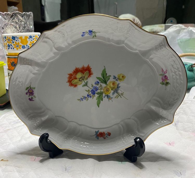 Meissen จานทรงรีรูปไข่  รูปที่ 2