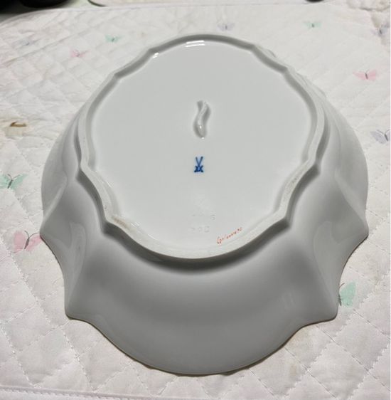 Meissen จานทรงรีรูปไข่  รูปที่ 6