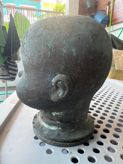 หัวเด็กทองเหลืองโบราณ รูปที่ 4