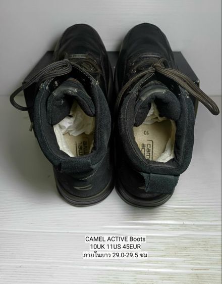 CAMEL ACTIVE Boots for Men 10UK 45EUR(29.0cm) Original ของแท้ มือ 2 สภาพเยี่ยม, รองเท้าบู้ท CAMEL หนังแท้ พื้นเต็ม ตราโลโก้ครบ ไม่มีตำหนิใดๆ รูปที่ 13