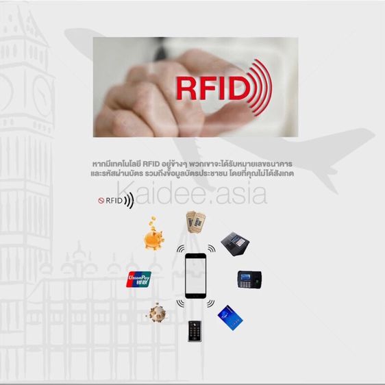 ✅ ขายดี ปกพาสปอร์ตหนัง สัมผัสนุ่ม รุ่นใหม่ มีระบบ RFID ป้องกันโจรกรรมข้อมูล Passport Cover RFID Blocking Anti-Theft รูปที่ 6