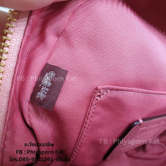 กระเป๋า Coach เป้มินิสีชมพู ลิมิเต็ด Coach Andi Crossbody Leather Backpack(พร้อมส่ง) รูปที่ 12
